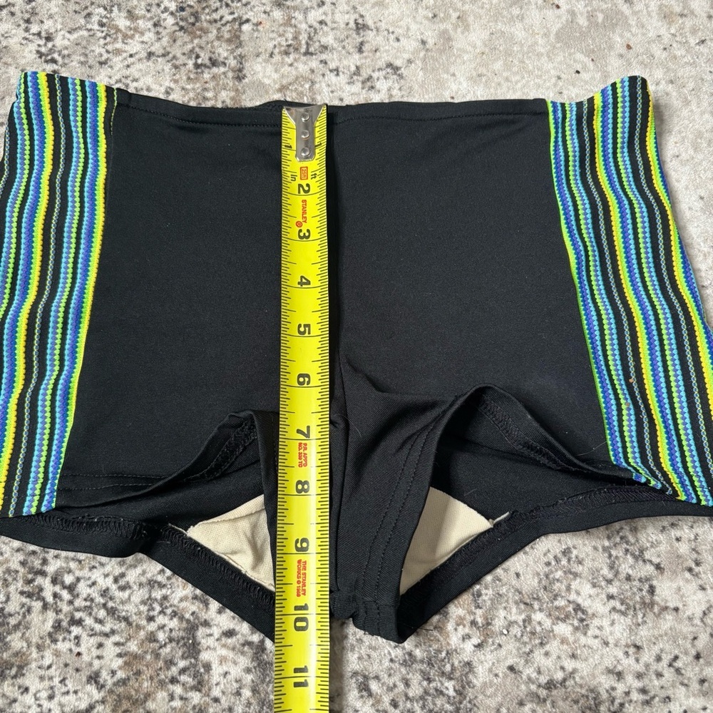 Sunset Beach Two Piece Multicolor Swimsuit Set with Striped Design Size Small - Picture 7 of 12